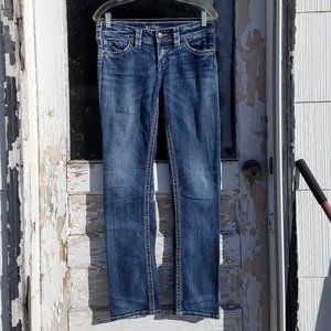 Silver Suki Straight Leg Stretch Jeans - 29/32
